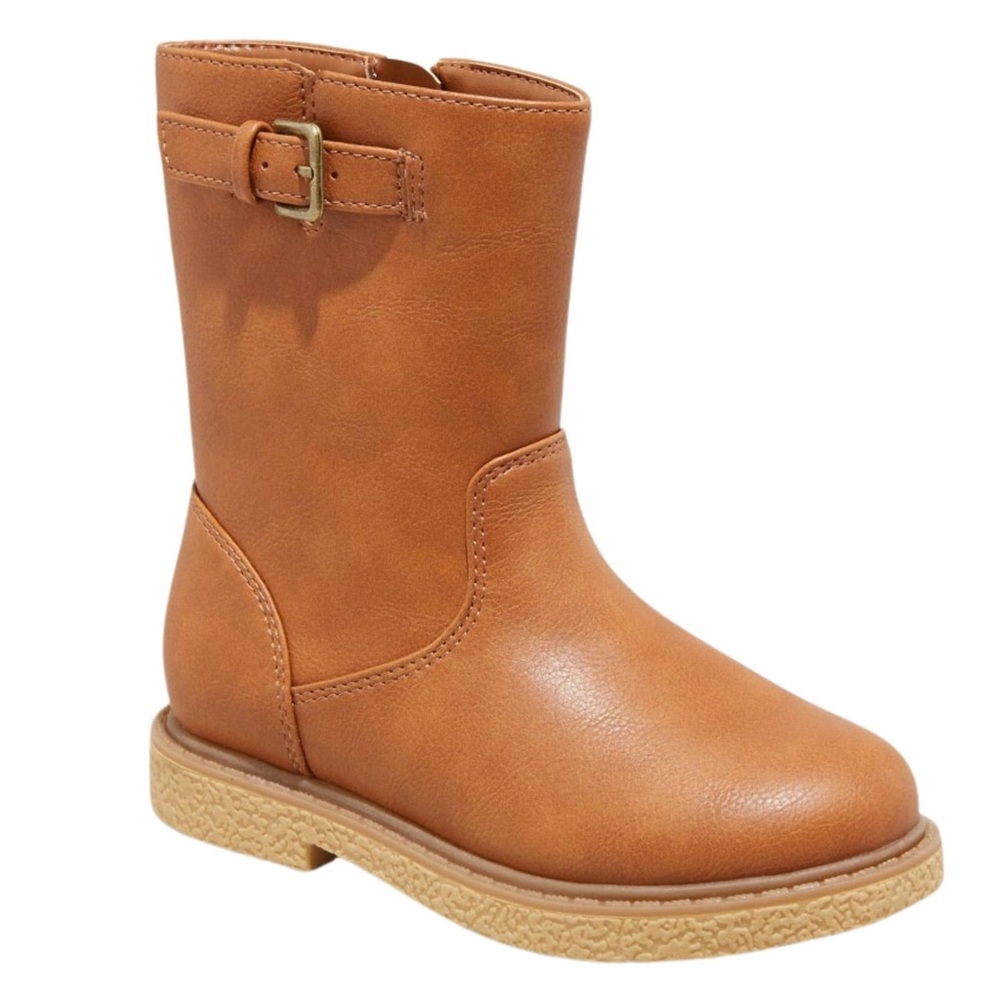 Cat & Jack Lisbeth Riding Boots Camel Tan Brown Size 6 Toddler